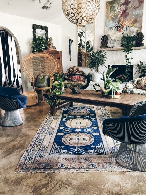 26 Bohemian Living Room Ideas | Decohol