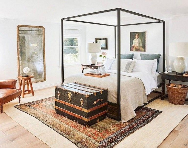 80+ Lovely Bohemian Style Master Bedroom Ideas | Bohemian style .