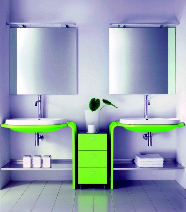 Bold colors in the bathroom – interior design ideas for .