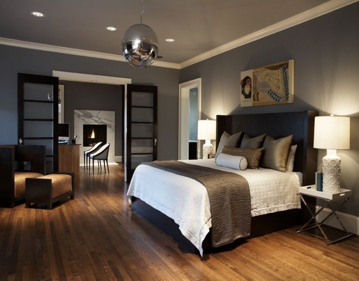 Brown Grey Bedroom Ideas | Modern bedroom colors, Brown furniture .