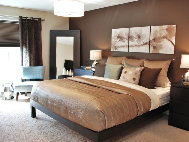 10 Brilliant Brown Bedroom Designs | Brown master bedroom, Home .