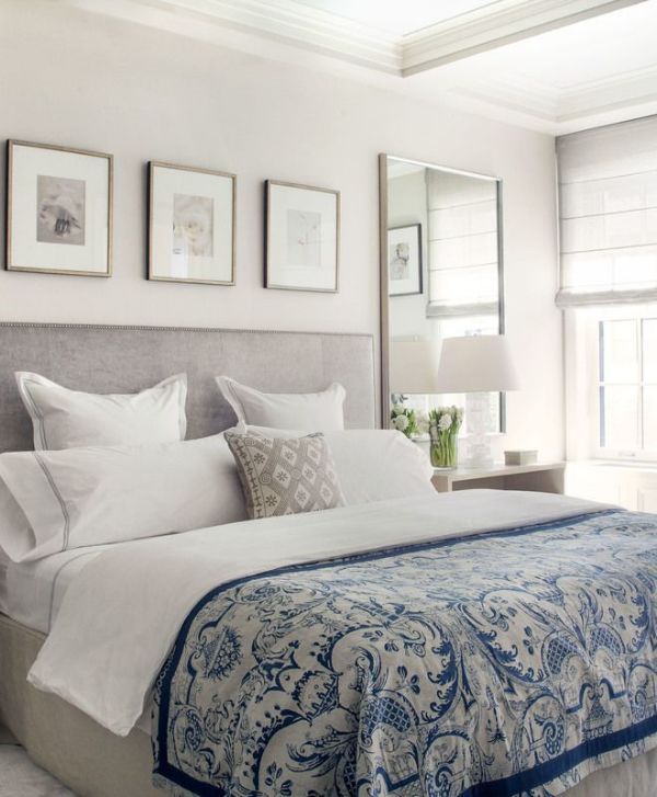 The Best Color Combo For A Calming Bedroom | Grey bedroom design .