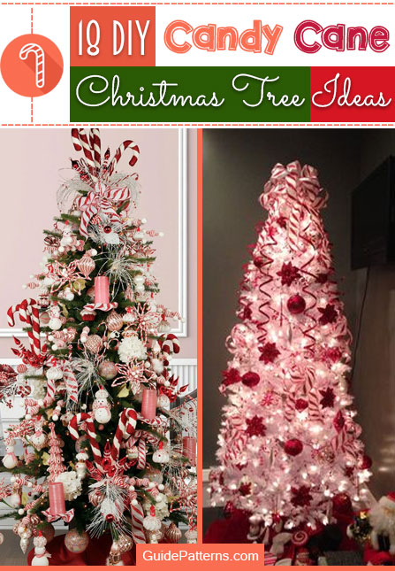 18 DIY Candy Cane Christmas Tree Ideas | Guide Patter
