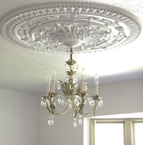 Install a Ceiling Medallion - Small Notebo