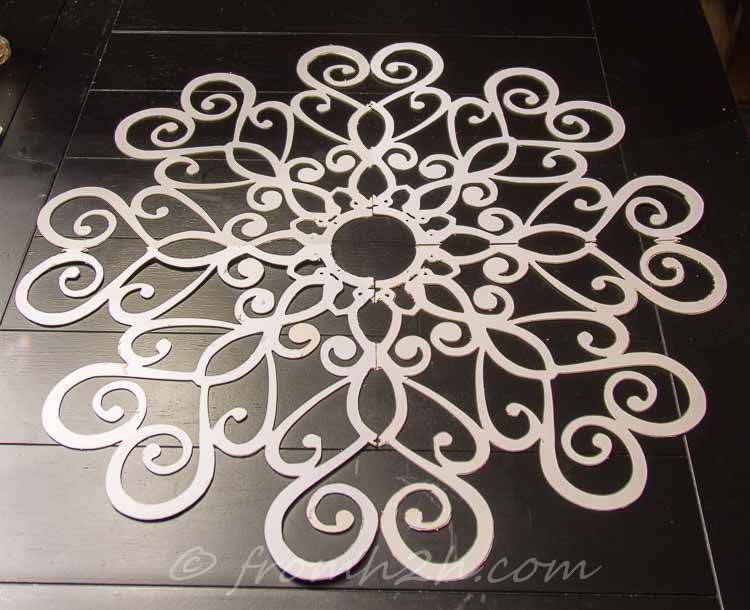 How To Make A Beautiful Lace DIY Ceiling Medallion On A Budget .