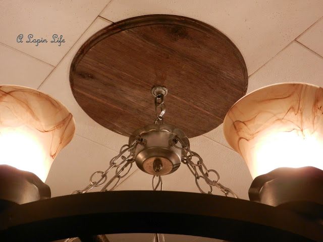Barn-Wood Ceiling Medallion...You Can Make One Too! | Ceiling .