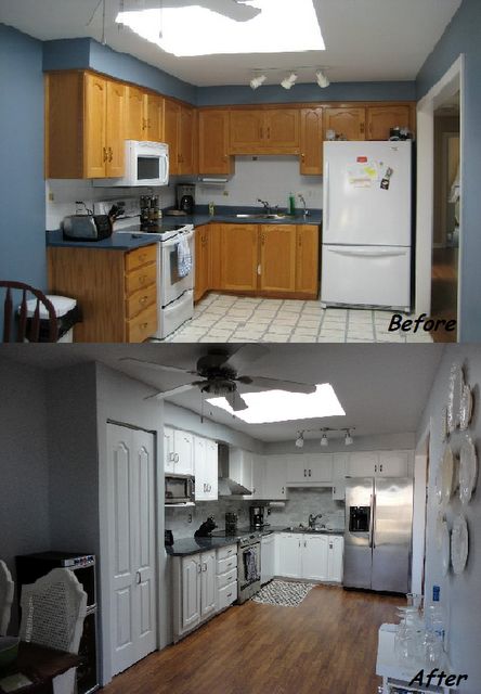 Kitchen is FINISHED!! | Kitchen remodel cost, Cheap kitchen .