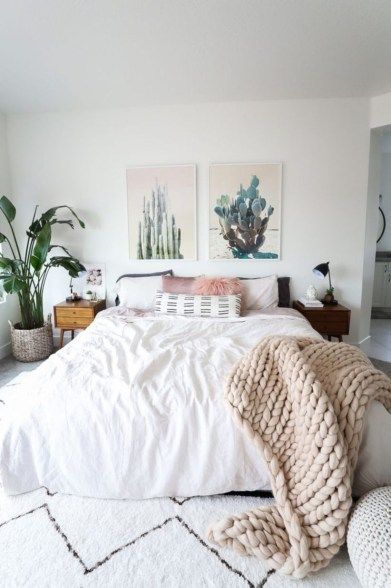 Simple and minimalist bedroom ideas 44 | Home bedroom, Room .