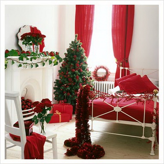 Elegant Interior Theme Christmas Bedroom Decorating Ideas | family .