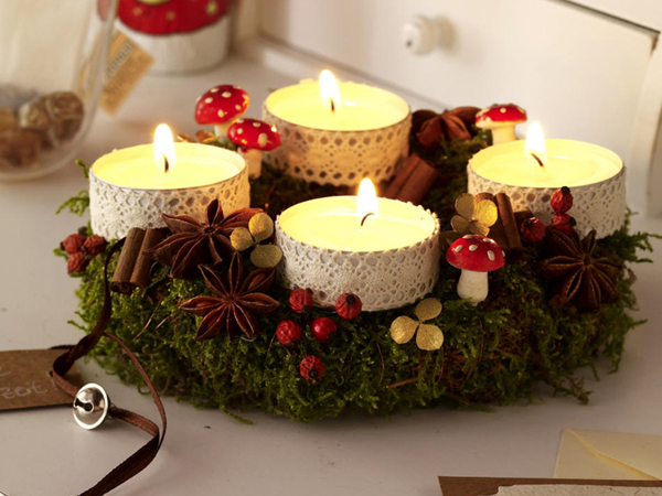 30 Christmas Candle Decoration Ideas for 20