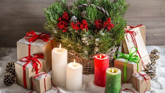 Top Christmas Candle Decoration Ideas | 4 UR Break - Family .