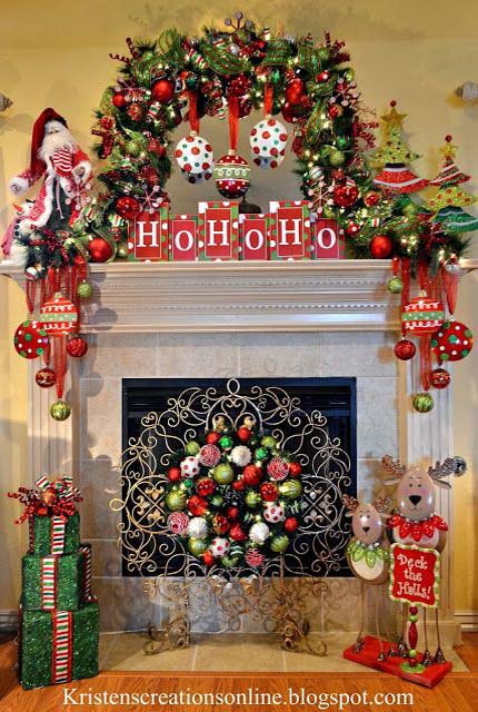 50 Most Beautiful Christmas Fireplace Decorating Ideas - Christmas .