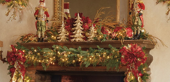 Gorgeous Fireplace Mantel Christmas Decoration Ideas | family .