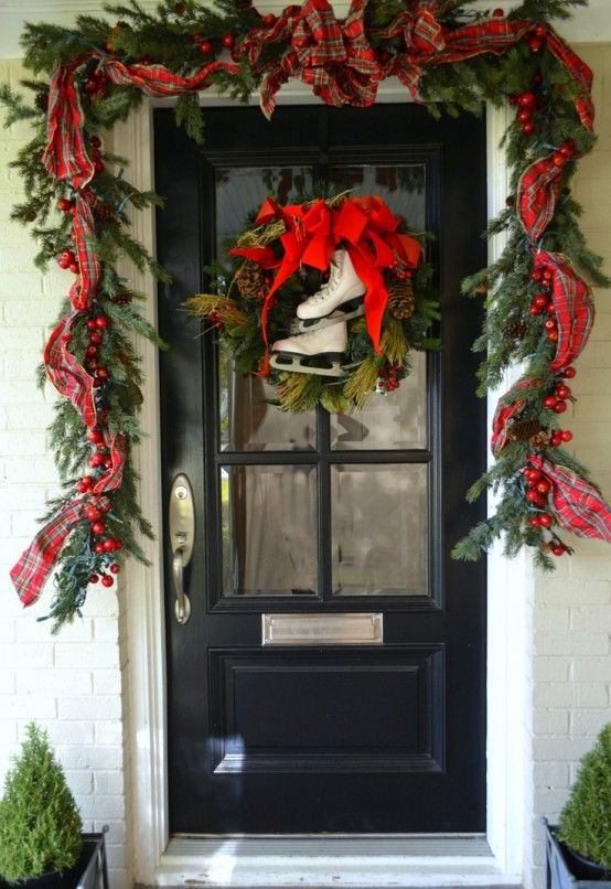 Christmas Front Door Decor Ideas