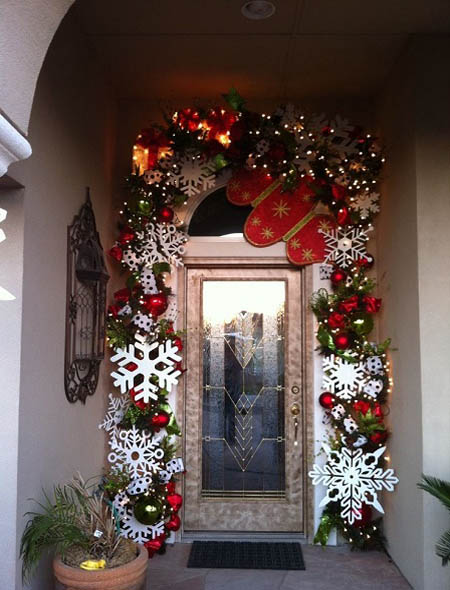 Wonderful Christmas Front Door Decorations Ideas – All About Christm