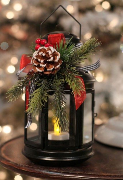 Ideas how decorate christmas lanterns for indoors and outdoors 29 .