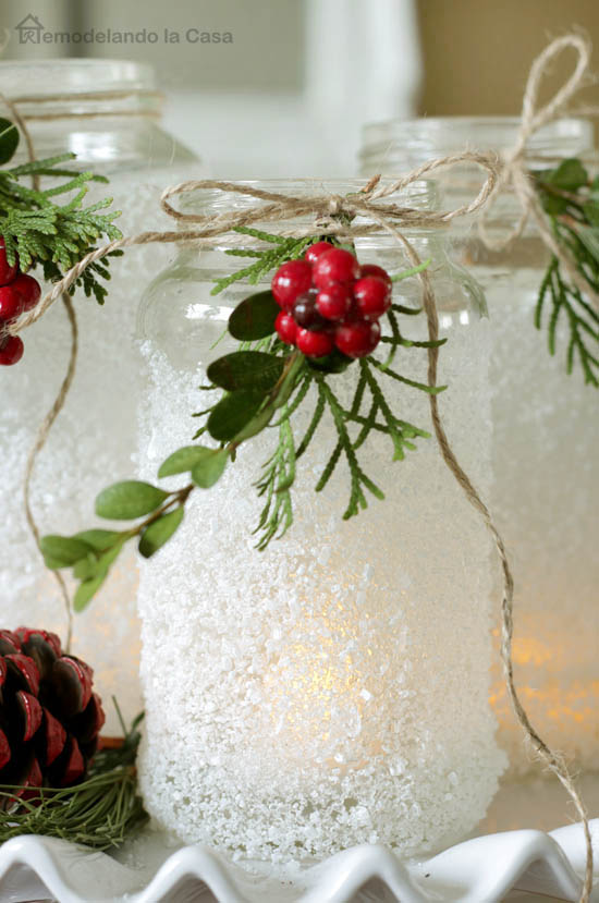 Mason Jar Christmas Decorating Ideas - Clean and Scentsib