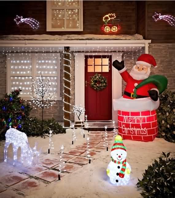 Best Outdoor Christmas Decorations Ideas | 4 UR Break - Family .