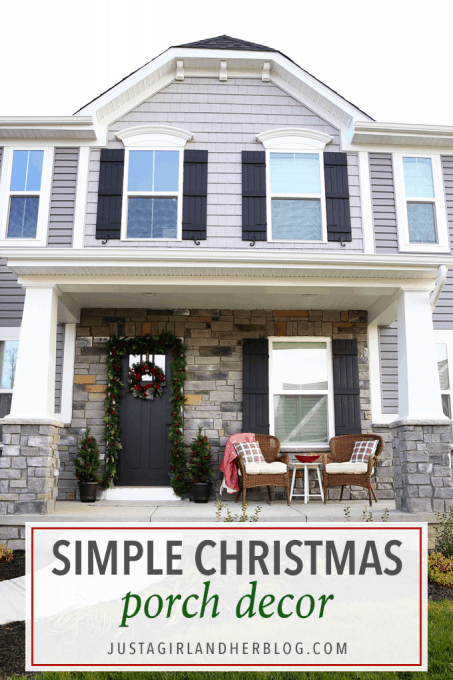 Our Simple Christmas Porch Decor | Abby Laws