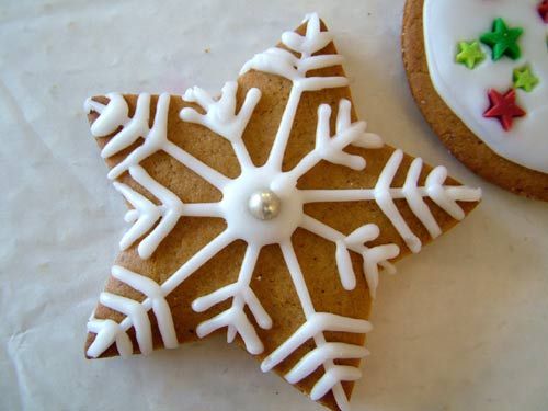 Christmas Star Cookie Decoration Ideas | Christmas sugar cookies .