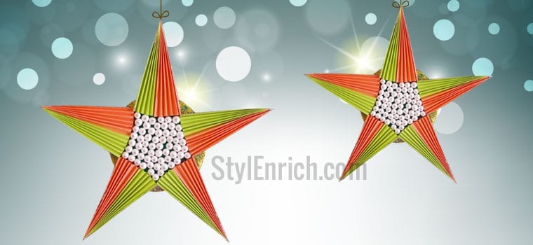 Christmas Decoration Ideas to Create Cute Paper Star in 5 Minut