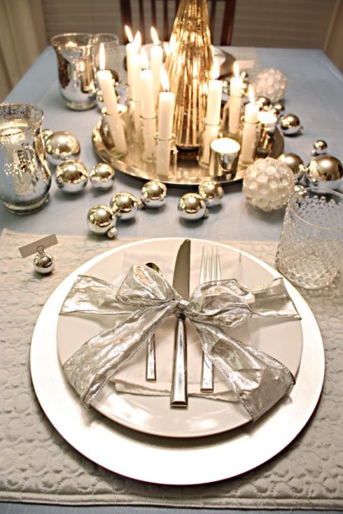 60 Adorable Christmas Table Decorations | Christmas table .