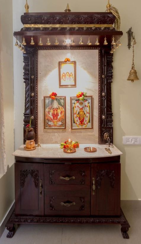 How to Ace-Up Mandir Design And Pooja Rooms | Temple design for .