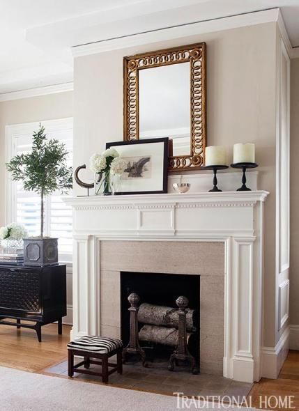 Get the Look: Classic Mantels | Traditional fireplace, Classic .