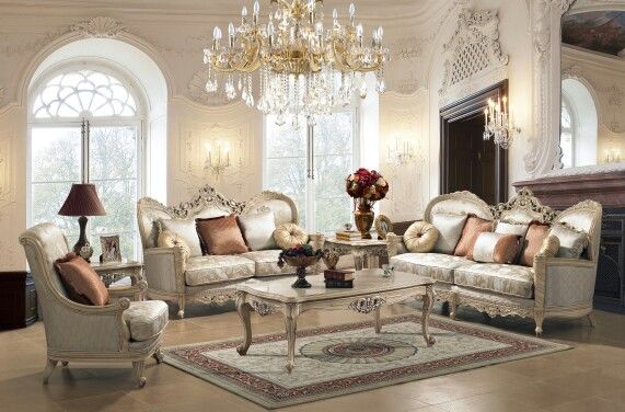 Victorian living room set by Homey designs | Victorian living room .