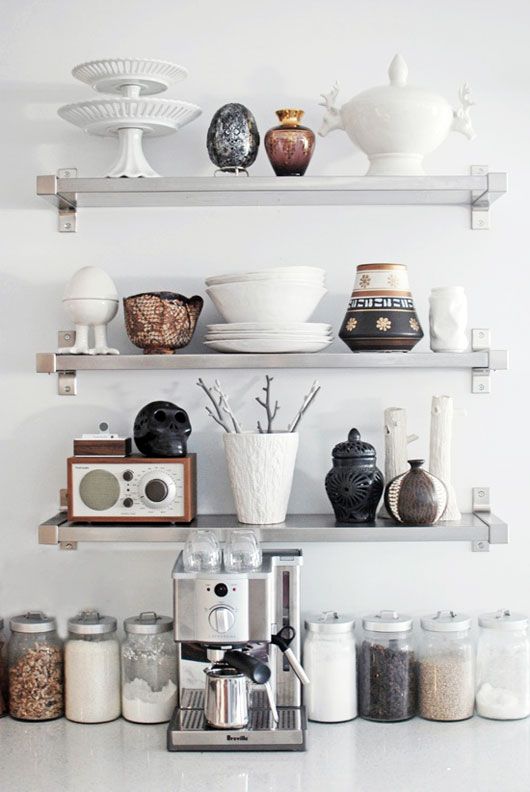 black & white world | Kitchen design, Home kitchens, Interi