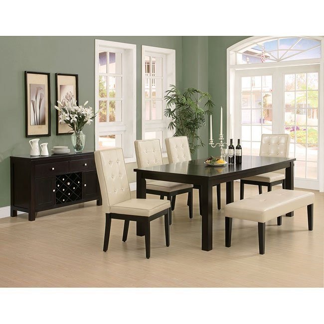 175 Series Rectangular Dining Room Set W/ 3 Chair Color Choices .