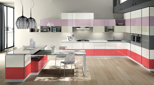 20 Modern Kitchen Color Schemes | Home Design Lov