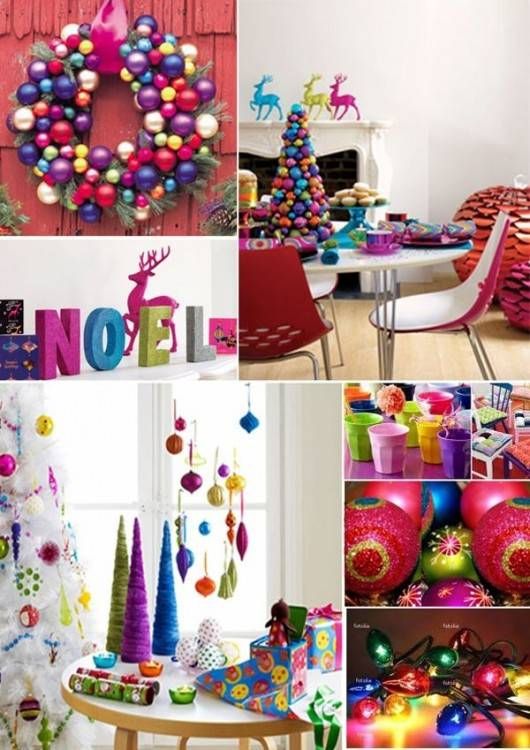 Colorful Christmas Decoration Ideas | Colorful christmas .