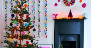Three Colourful Christmas Decorating Ideas | Colorful christmas .