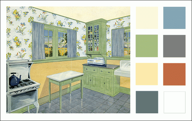 Home Schemes Scheme Vintage Color Style Kitchen Antique – Saltandblu