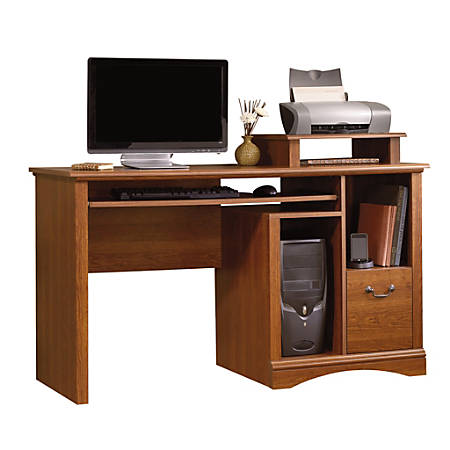 Sauder Camden County Computer Desk Planked Cherry - Office Dep
