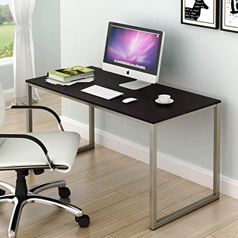 Amazon.com: SHW Home Office 48-Inch Computer Desk, Silver/Espresso .