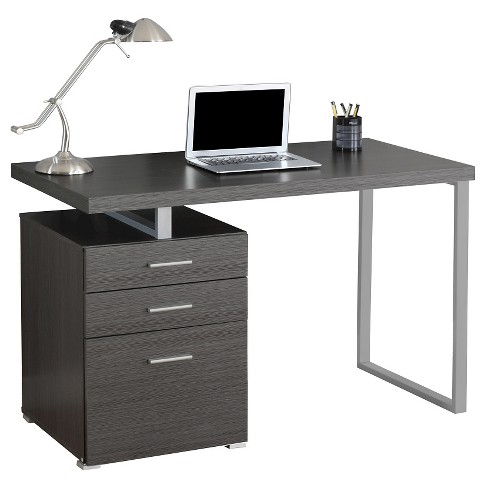 Computer Desk With Drawers - Gray - EveryRoom : Targ