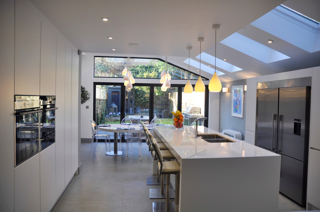 South west london house renovation and kitchen extension .