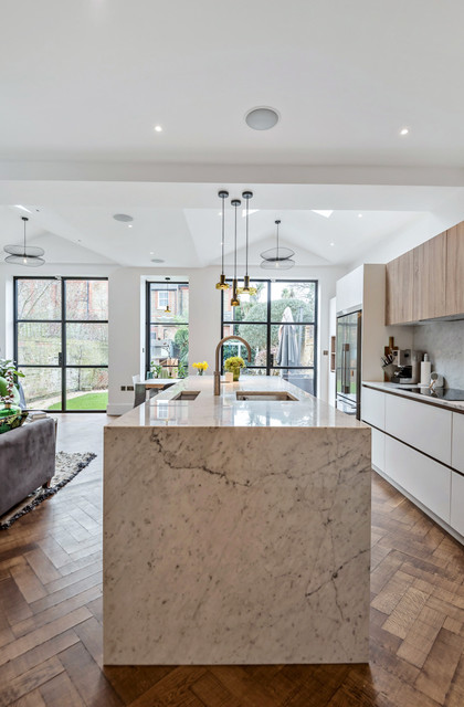 Contemporary Townhouse Kitchen Extension - Contemporary - Kitchen .