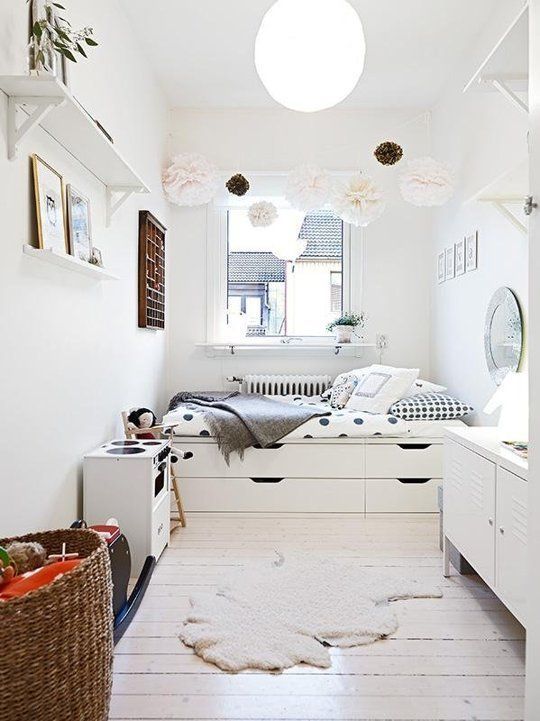 9 Totally Cool IKEA Hacks for a Kid Room | Platform bed with .