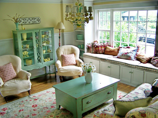 Modern Furniture: Cottage Living Room Decorating Ideas 20