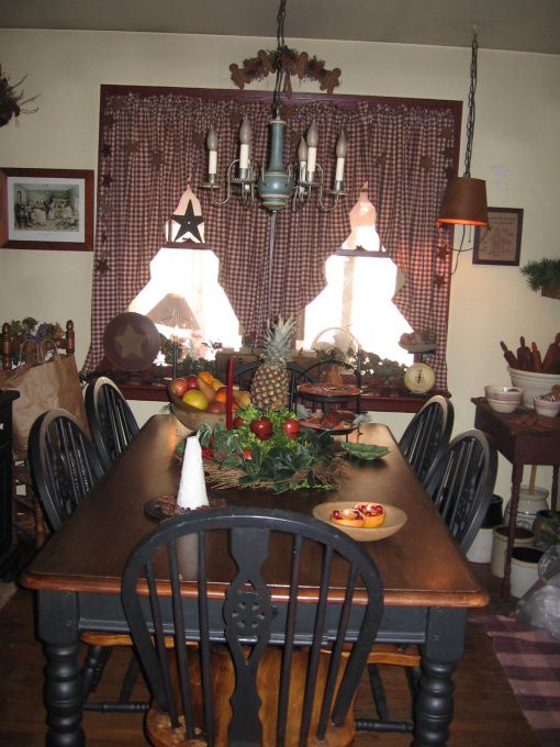 Country Dining Room Decorating Ideas
