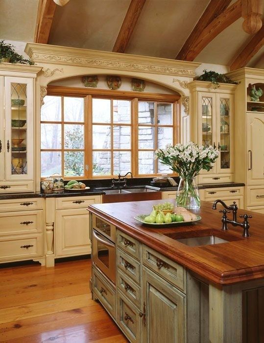 20 Ways to Create a French Country Kitchen | Country kitchen .