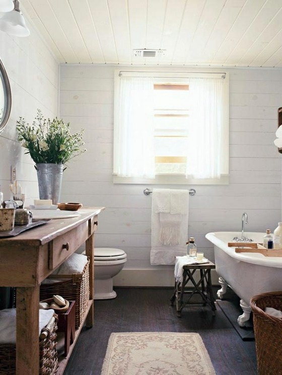 Rustic Bathroom Ideas – Would you set up your bathroom in a .