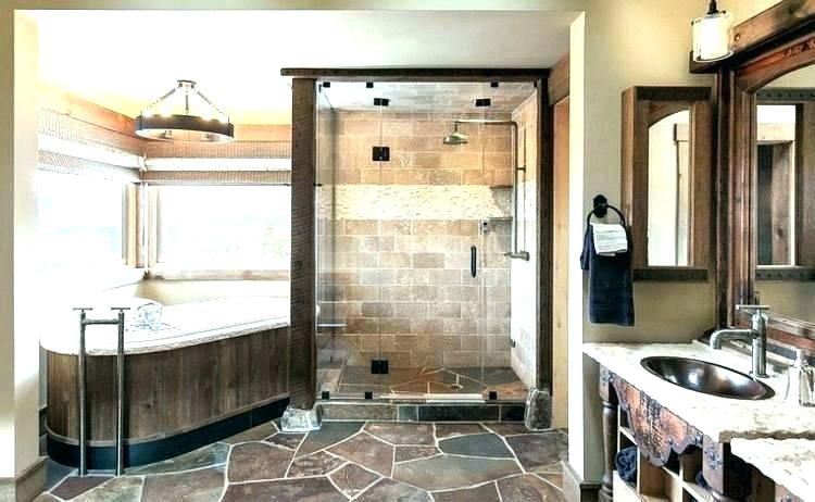 Image result for country style bathrooms | Rustic master bathroom .