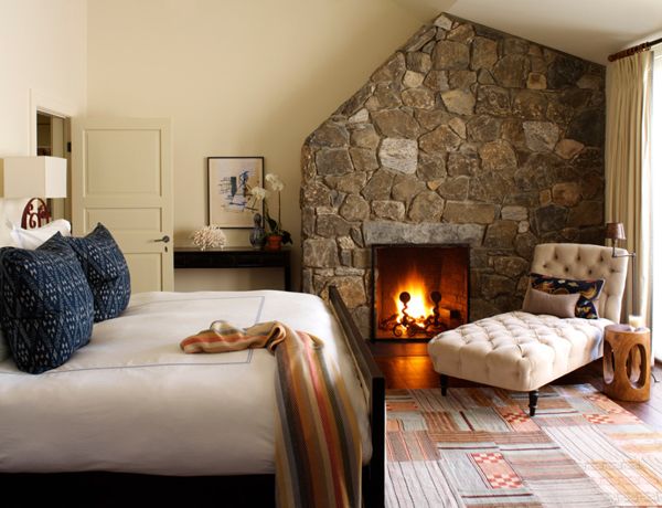 55 Spectacular and cozy bedroom fireplaces | Bedroom decor lights .