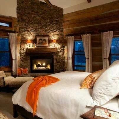 Cozy Bedrooms With Fireplace