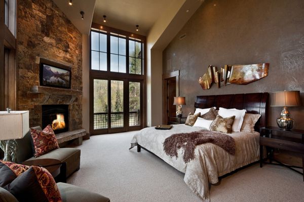 55 Spectacular and cozy bedroom fireplaces | Dream master bedroom .