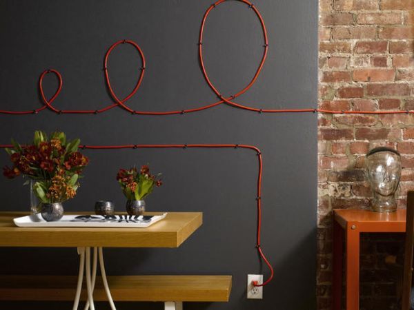 dining room cables wall art | Hide cables, Walls room, Beautiful .